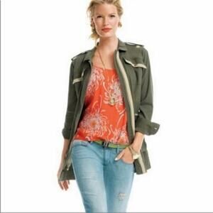 CAbi Khaki Green Military/Utility Jacket, Casual, Weekend, Travel XS/S
